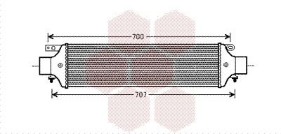 VAN WEZEL Интеркулер 17004364